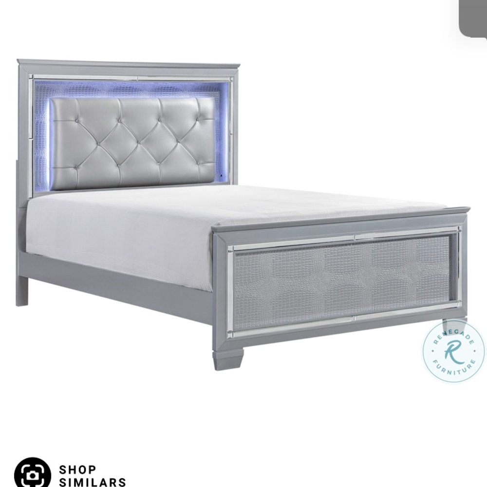 Bedframe with mattress
